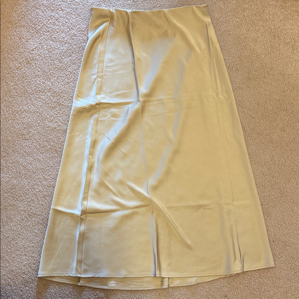 Faux silk skirt. NWOT.